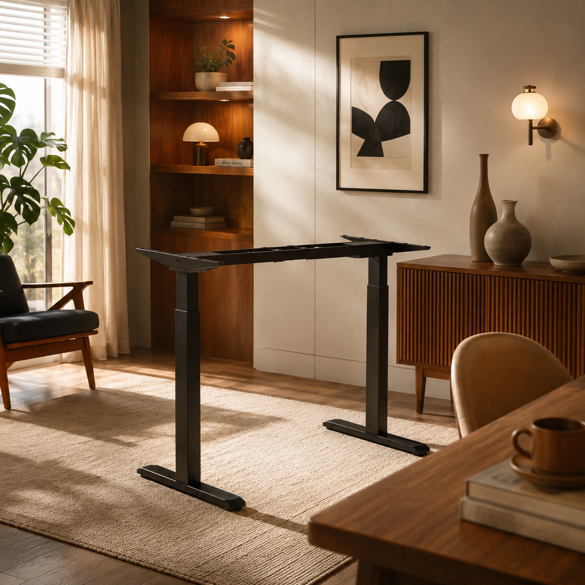 Black adjustable desk frame - Motion II