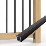 Estate Square Baluster 26" or 32" Black aluminium 10/pkg - Deckorators