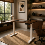 Adjustable white desk frame - Motion II