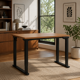 Black adjustable frame for desk - Quadra