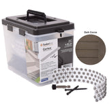 Carbon Screws + Cortex Plugs 224S/240P (100 li.ft.) - DARK COCOA