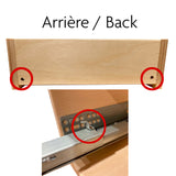 Coulisse dissimulée à pleine extension - Impekk