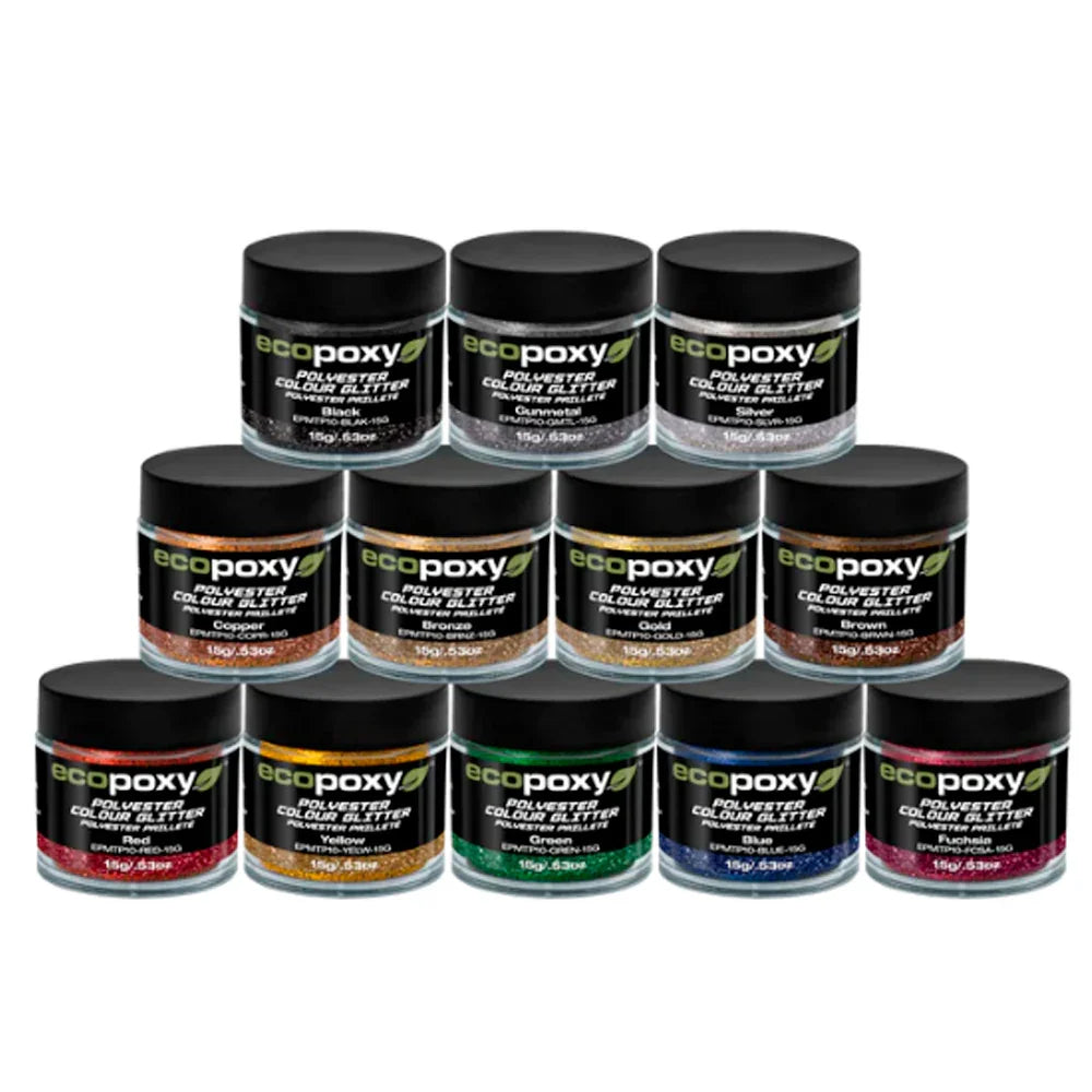 Polyester Color Glitters – EcoPoxy