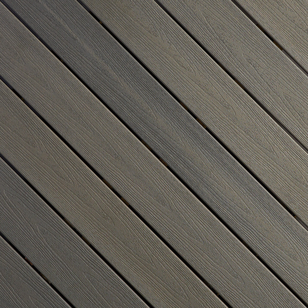 Planche de terrasse rainurée en Composite 1" x 6" Fiberon Sanctuary - Earl Grey