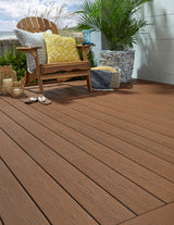 Planche de terrasse carrée en Composite 1" x 6" x 20' Fiberon Good Life Escapes - Tuscan Villa