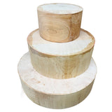 Blocs ronds en érable figuré - Grade AA