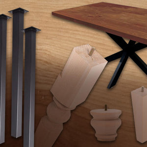 Metal & Wood Legs