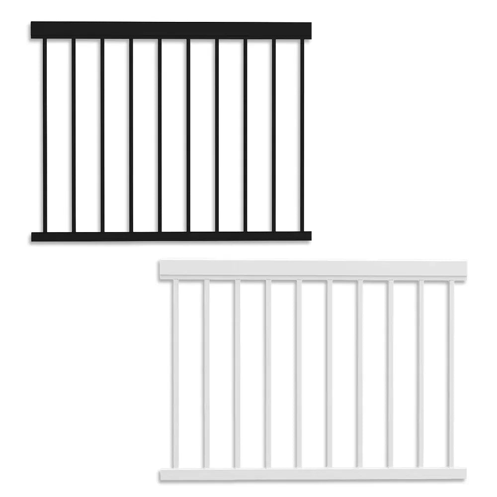 Entourage Aluminum Railing Pebble Black or Withe - Kool-Ray