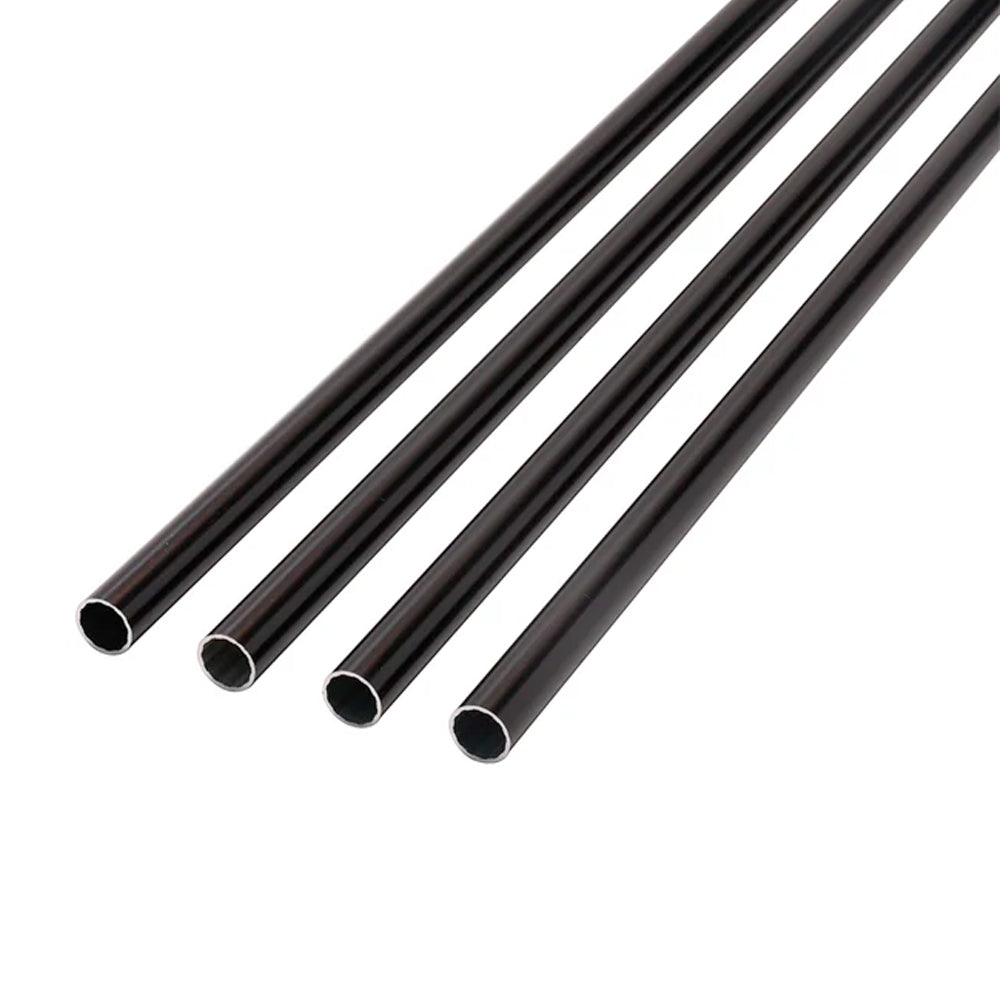 Barrotins ronds Classiques en aluminium noir 26" à 36" - Deckorators