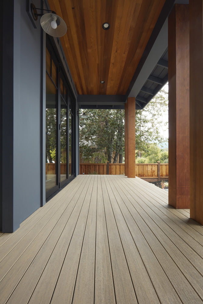 Square Decking Board 1"x6" TimberTech Advanced PVC Vintage - Weathered Teak