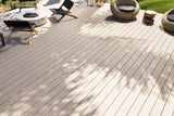 Riser 3/4" x 7 1/4" x 12'  TimberTech Advanced PVC Landmark - French White Oak