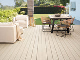 Riser 3/4" x 7 1/4" x 12'  TimberTech Advanced PVC Landmark - French White Oak