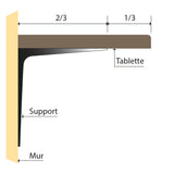 Shelf support - Angled style