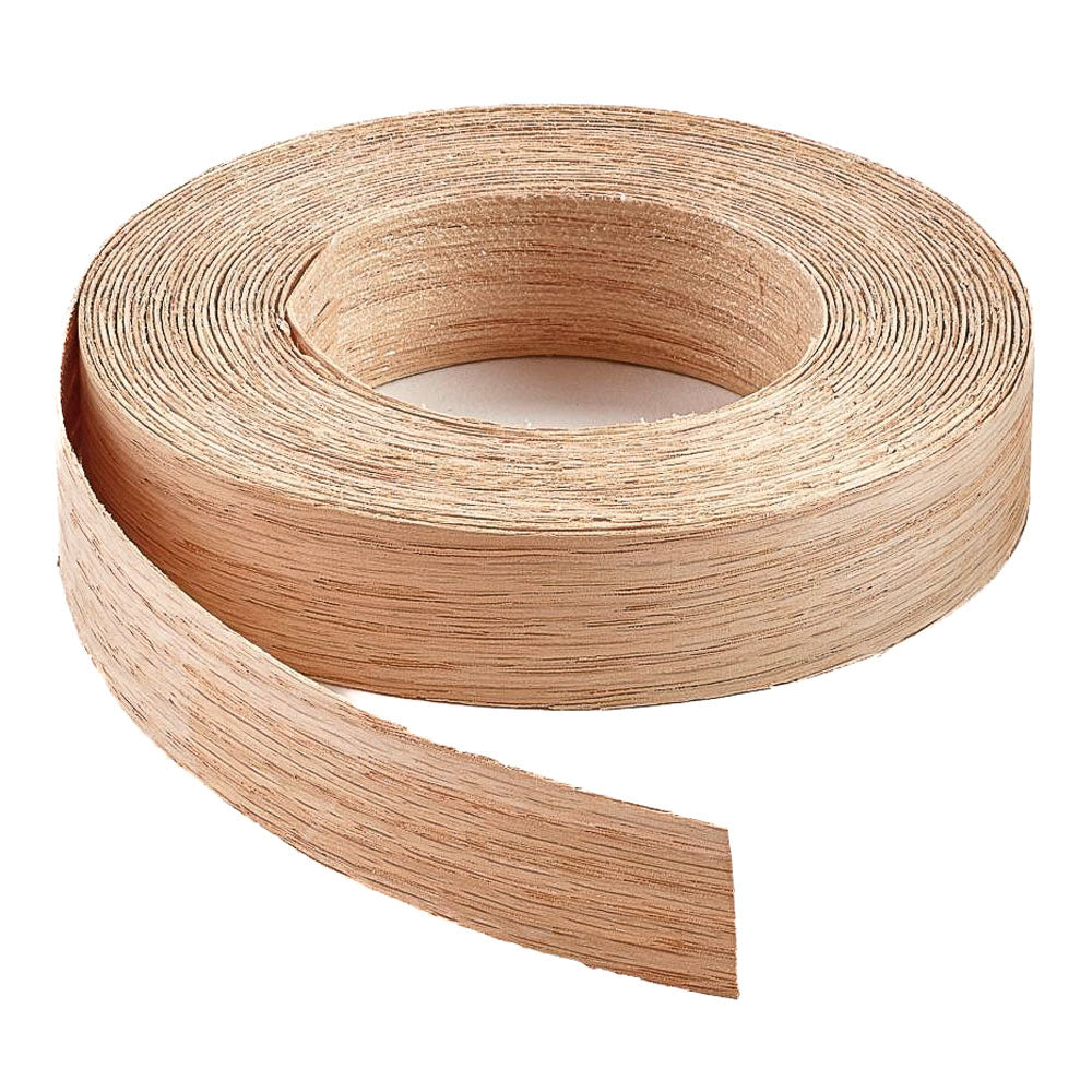 Bandes de chant en bois de chêne rouge préencollées
