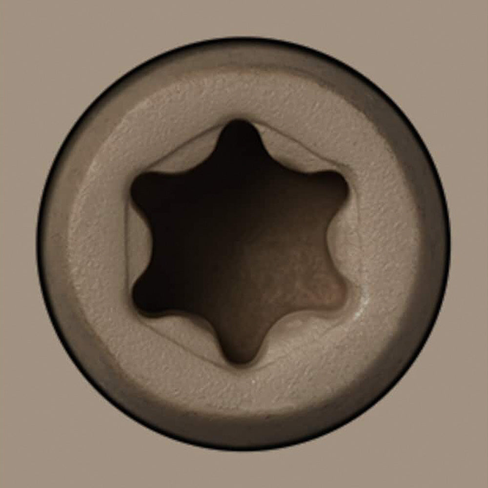 Cap-Tor XD deck screw 2 ¾’’ - #10 carbon epoxy (100 pieces) - Warm Gray #54