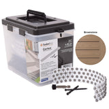 Carbon screws + Cortex plugs 350S/400P (100 sq.ft) - BROWSTONE