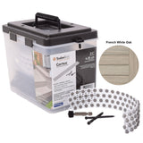 Carbon screws + Cortex plugs 350S/400P (100 sq.ft) - FRENCH WHITE OAK