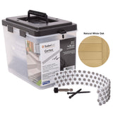 Vis en acier + Bouchons Cortex 224V/300B (100 p.l) - NATURAL WHITE OAK