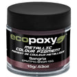 Pigment métallique Ecopoxy Sangria pour résine époxy, 15g, couleur bordeaux brillant