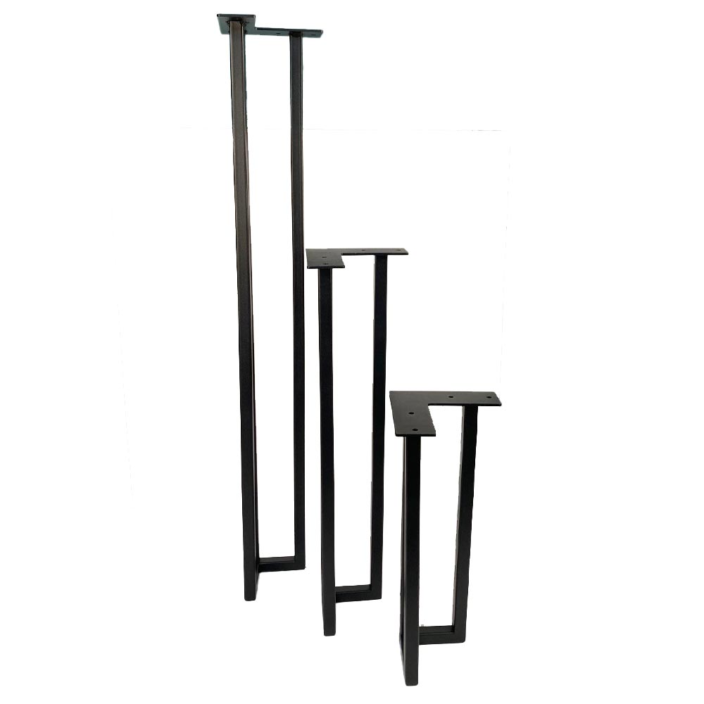 18'' black table leg, Moderna II