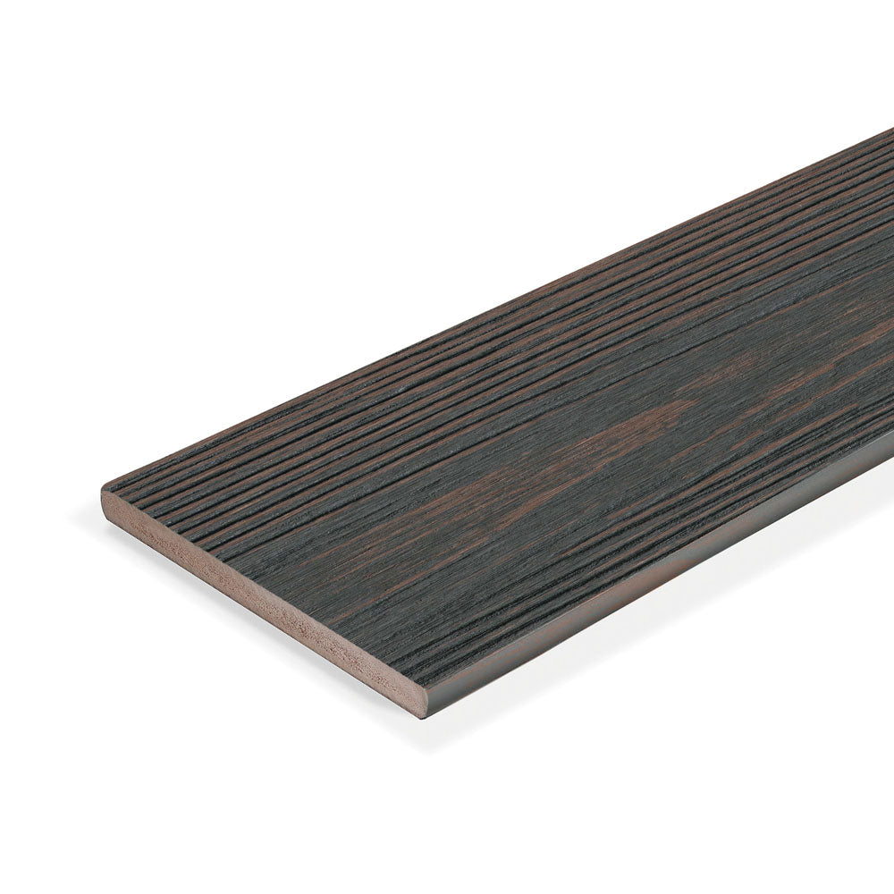 Riser 1"x8"x12' (0,55"x7,24"x12’)  Eva-Last PVC Apex Plus - Carbonised Osage