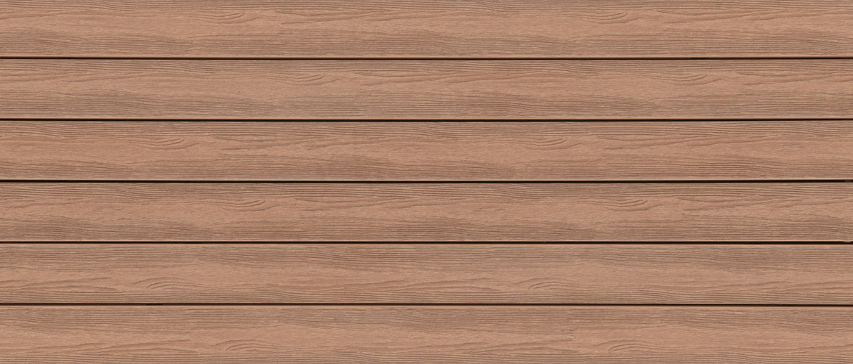 Fascia 1"x12"x12' (0,63"x11,2"x12’) Eva-Last PVC Apex Plus - Chestnut Cedar