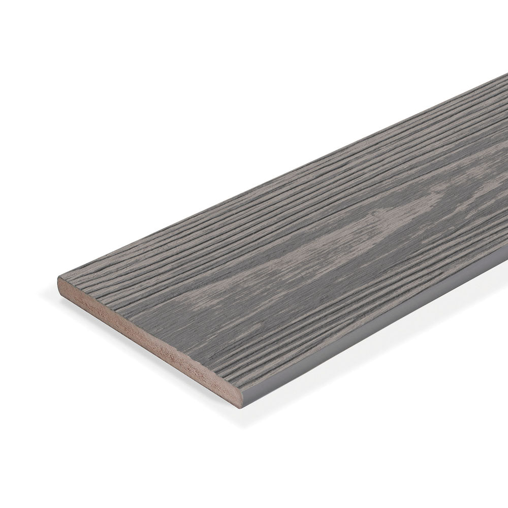 Riser 1"x8"x12' (0,55"x7,24"x12’)  Eva-Last PVC Apex Plus - Grey Slate