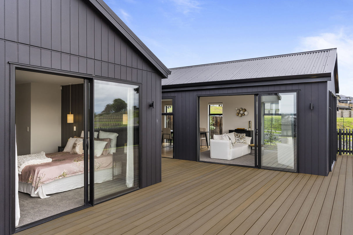 Grooved Decking Board 1"x6" (0,9"x5,35") Eva-Last Composite Infinity - Oasis Palm