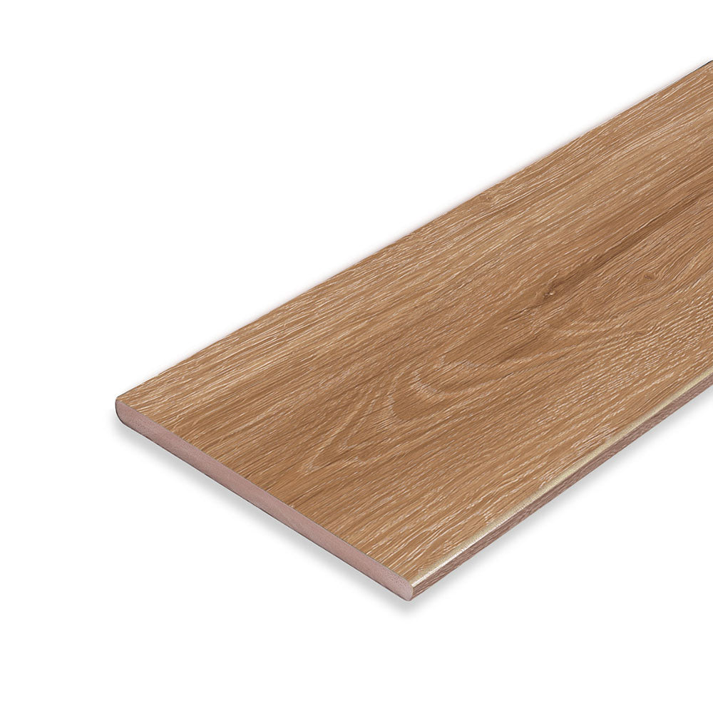 Contremarche de terrasse en PVC 1"x8"x12' (0,55" x 7,25" x 12’) Eva-Last Pioneer - Barrel Oak