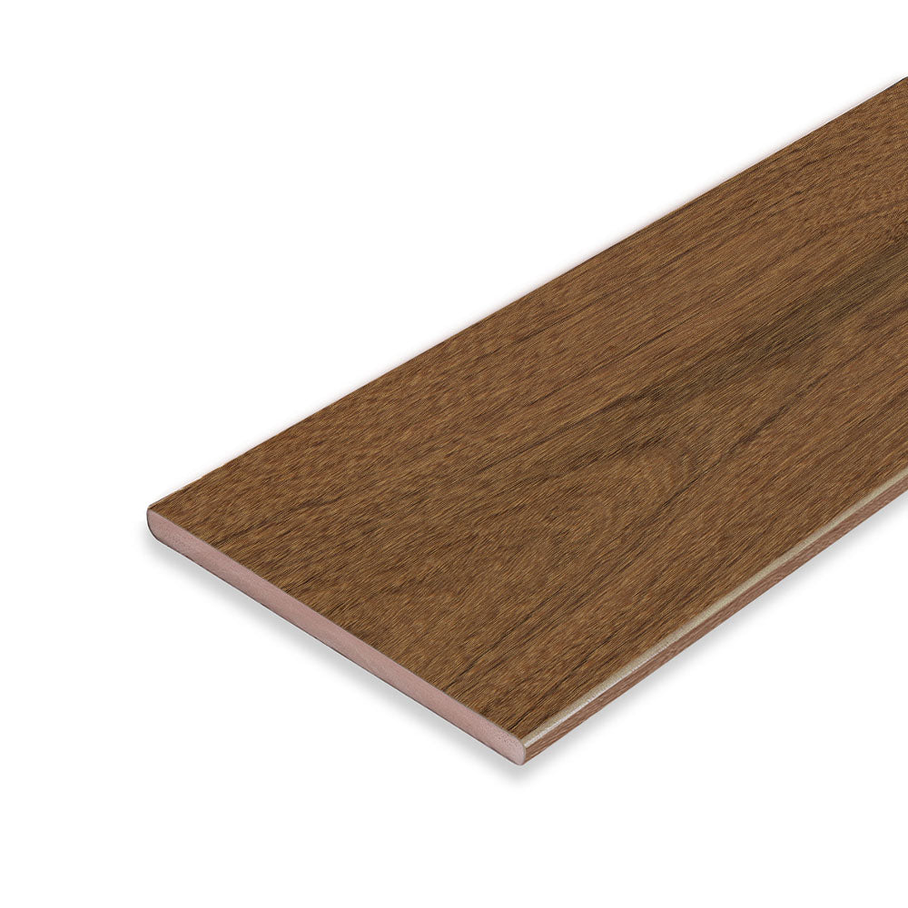Contremarche de terrasse en PVC 1"x8"x12' (0,55" x 7,25" x 12’) Eva-Last Pioneer - Natural Ipe