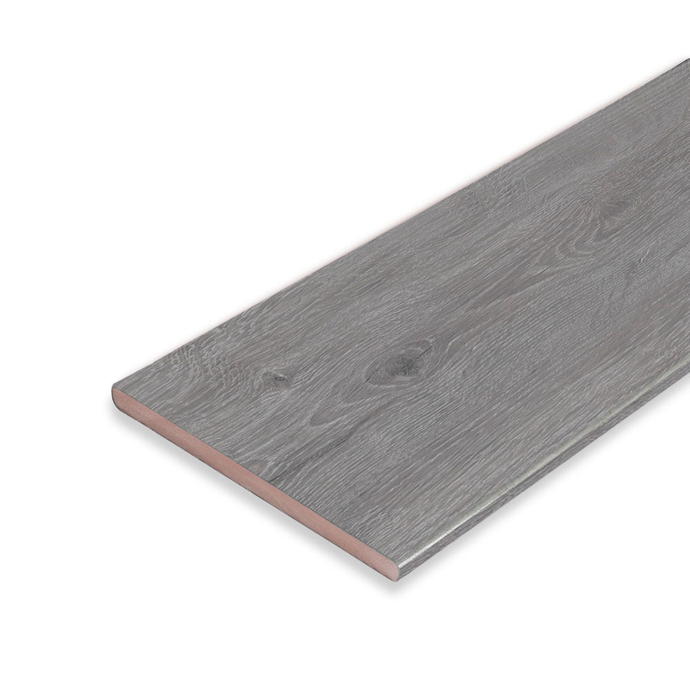 Contremarche de terrasse en PVC 1"x8"x12' (0,55" x 7,25" x 12’) Eva-Last Pioneer - Weathered Ash