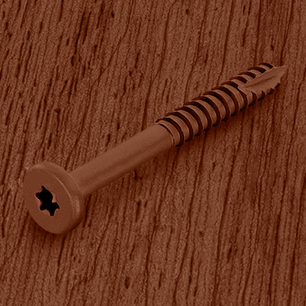 Fascia screw carbon/epoxy 1 7/8’’-#9 (100 pieces) - Cedar #81