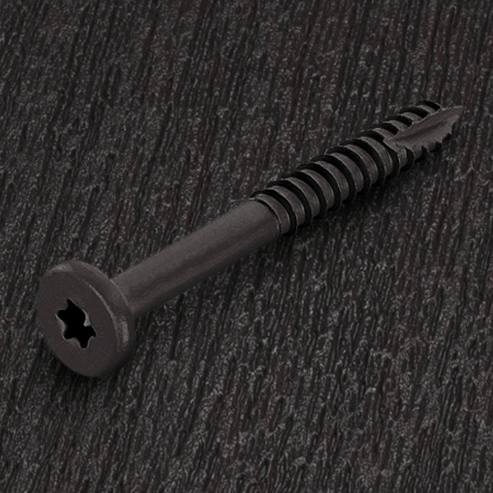 Fascia screw carbon/epoxy 1 7/8’’-#9 (100 pieces) - Black  #38
