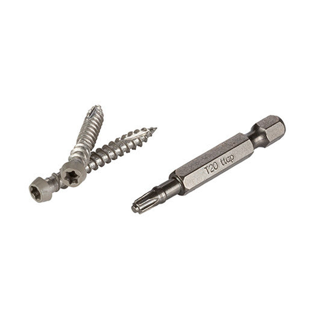 Vis TopLoc pour Fascia (100/pqt - 30 p.l.) 1 5/8" - LIGHT GRAY