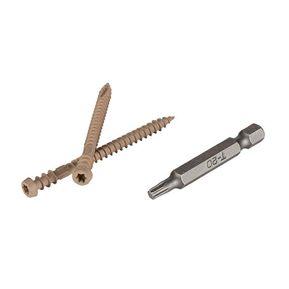TopLoc Screws for surface board 2 1/2" (350/pkg - 100 sq.ft.) - SAND