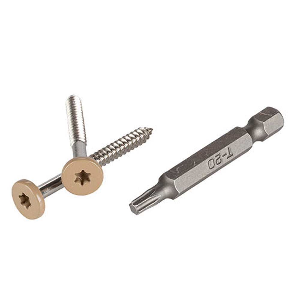 TopLoc Screws for Fascia & Riser 1 7/8" (100/pkg - 80 Ln.ft.) - SAND