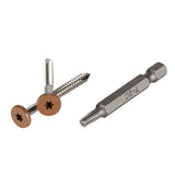 Vis TopLoc pour Fascia et Contremarche - 1 7/8" (100/pqt - 80 p.l.) - TEAK