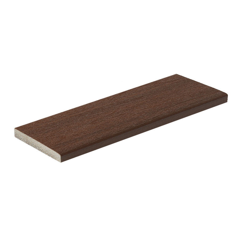Riser 3/4" x 7 1/4" x 12'  Fiberon Composite Concordia Symmetry - Burnt Umber