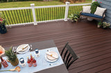 Grooved Decking Board 1"x6" Fiberon Composite Concordia Symmetry - Burnt Umber