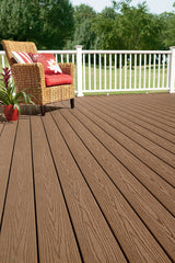 Grooved Decking Board 1"x6" Fiberon Composite Good Life Weekender - Cabin
