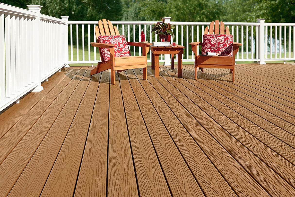 Grooved Decking Board 1"x6" Fiberon Composite Good Life Weekender - Cabin