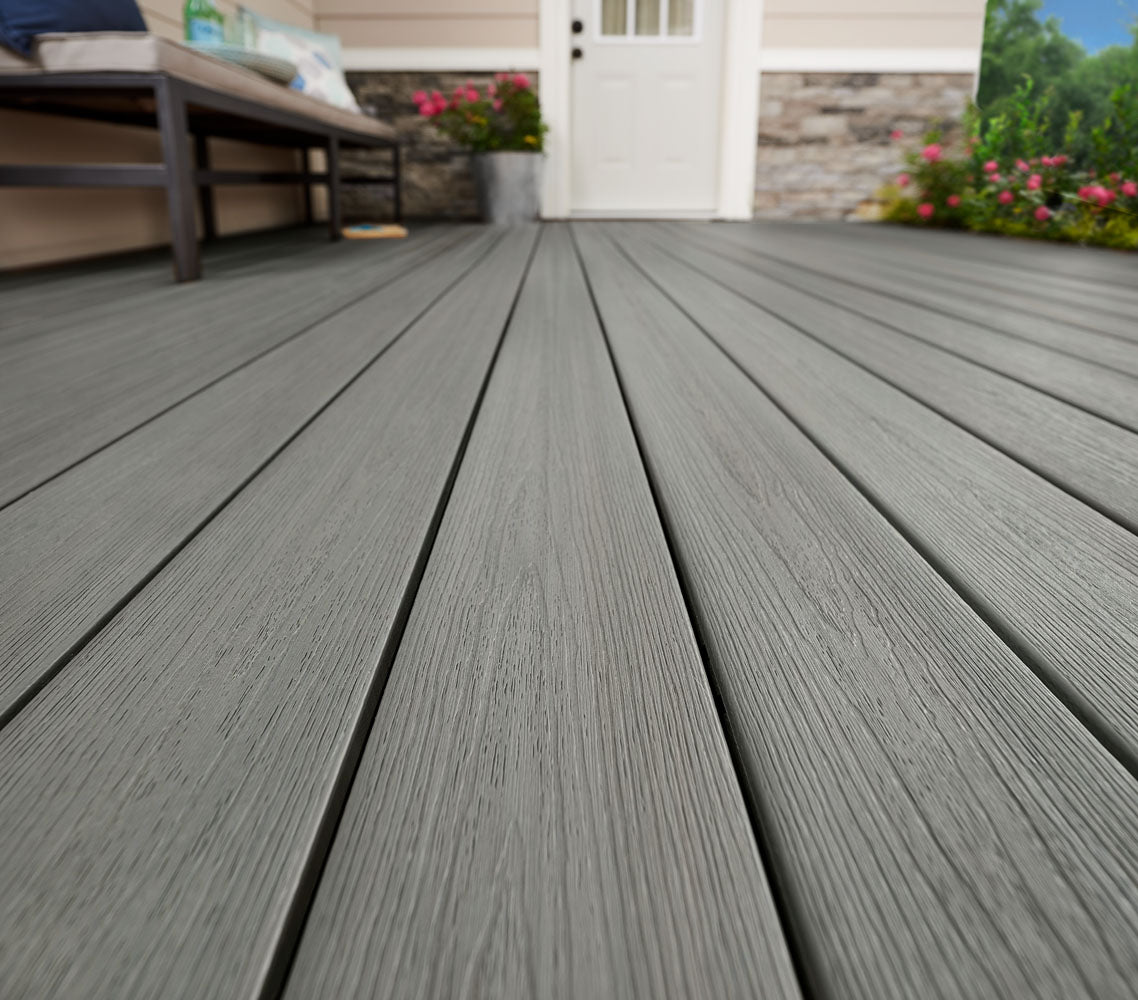 Planche de terrasse rainurée en Composite 1" x 6" Fiberon Sanctuary - Chai