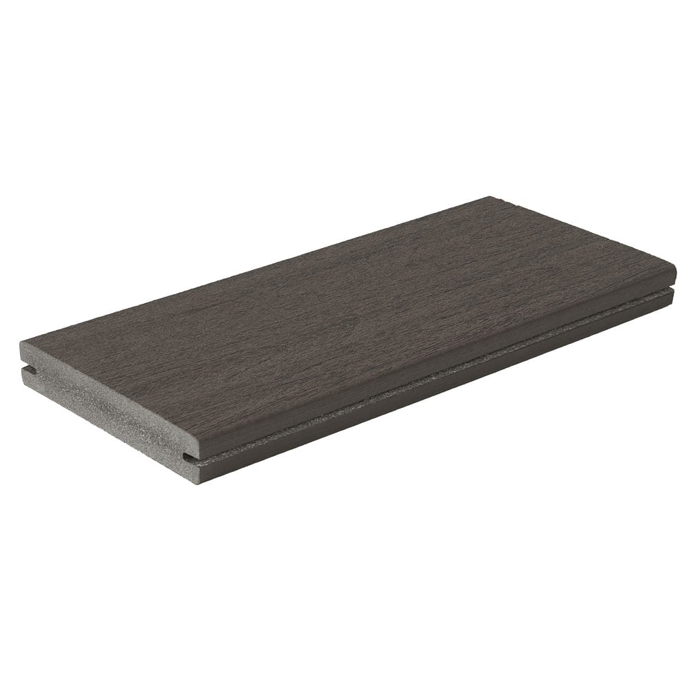 Planche de terrasse rainurée en Composite 1" x 6" Fiberon Concordia Symmetry - Graphite