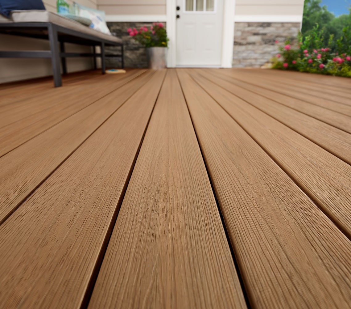 Planche de terrasse rainurée en Composite 1" x 6" Fiberon Sanctuary - Moringa