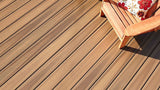 Grooved Decking Board 1"x6" Fiberon PVC Paramount - Brownstone