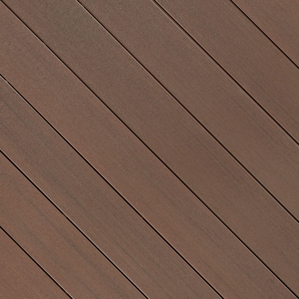 Planche de terrasse carrée en PVC 1" x 6" x 20' Fiberon Promenade - Russet Dune