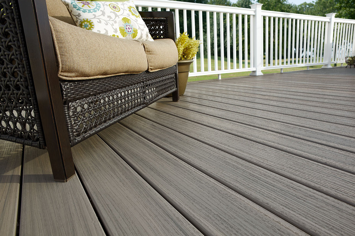 Grooved Decking Board 1"x6" Fiberon PVC Paramount - Sandstone