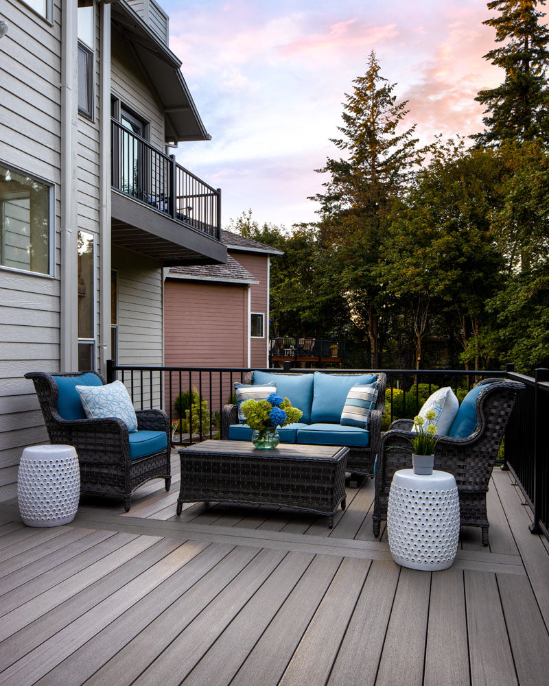 Fascia de terrasse en PVC 1/2" x 11 3/4" x 12' Fiberon Promenade - Shaded Cay
