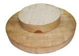10/4 Grade AAA Figured Maple Round Block