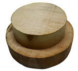 12/4 X 5" DIAMETRE FIGURED MAPLE BOWL BLANK